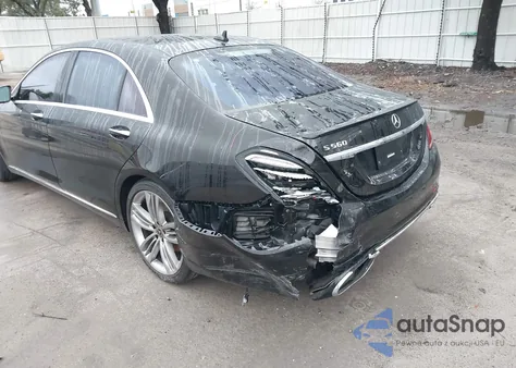 2018 Mercedes-Benz S 560 z USA, uszkodzony, nr VIN WDDUG8DB3JA371856